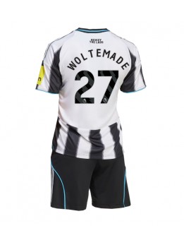 Billige Newcastle United Nick Woltemade #27 Hjemmedraktsett Barn 2025-26 Kortermet (+ Korte bukser)